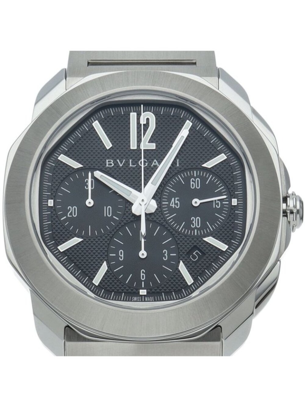 Bvlgari Bulgari Octo Roma Watch 42 Chronograph Band SS Bra